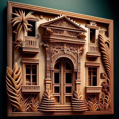 3D model Art of Liof Cuban architects (STL)